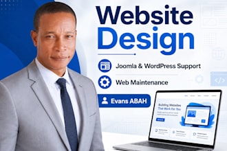 fix update and maintain your wordpress or joomla website