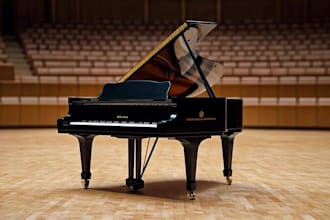 record live grand piano and keyboard parts for your music