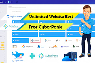 create digital ocean droplet with cyber panel easy to use