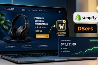 build a professional shopify dropshipping store with dsers