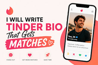 create a witty, attention grabbing tinder bio that gets you more matches