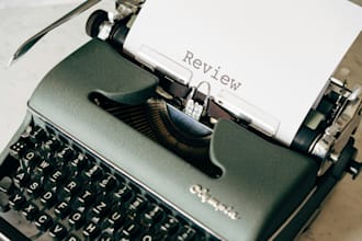 read the manuscript and supply a clear review of the content