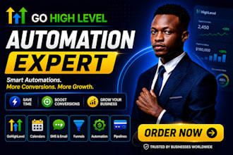 gohighlevel automation, workflows, landing pages, ghl expert