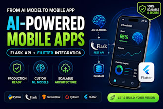 integrate custom ai models into flutter apps using flask API
