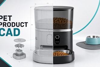 3d cad model and manufacturing drawings for pet products,pet accessories