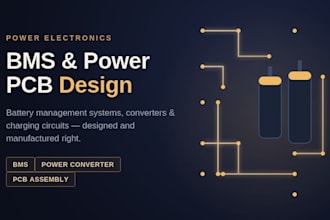 design battery management system and power electronics pcb