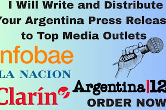 write and distribution your press release to top  media outlets
