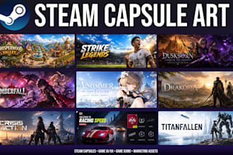 steam capsule art game banner cover art and icon