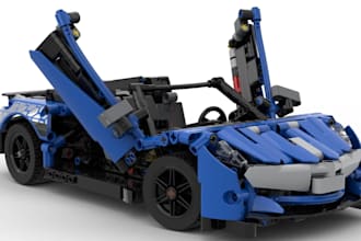 design and build a custom lego moc from your photo with pdf instructions