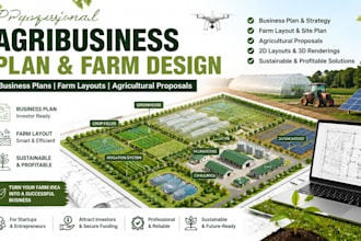 create agribusiness plans, farm layouts and agricultural business proposals