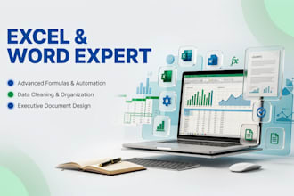 automate excel sheets and design professional word documents