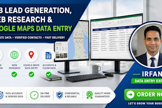 do b2b lead generation and web research