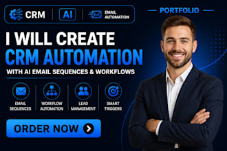 create CRM automation with ai email sequences and workflows