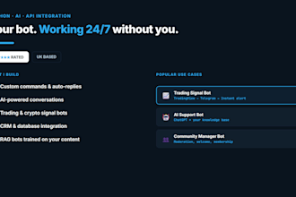 build a custom telegram bot with python, ai, and api integrations