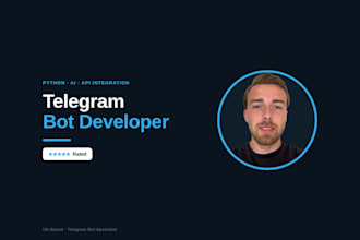 build a custom telegram bot with python, ai, and api integrations