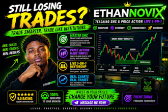 teach you smc forex trading strategy through live mentorship and price action