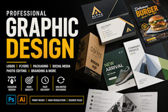 do graphic design, adobe illustrator, photoshop editing, and logo artist