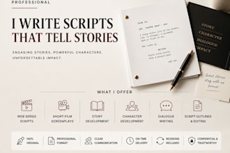 write a professional screenplay scene ,web series ,script up