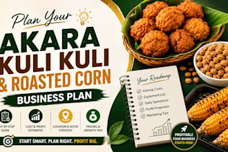 create a complete street food business plan