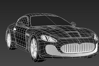 create realistic 3d car model, vehicle rendering, low poly rc car, trucks, wraps
