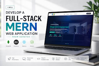 develop a full stack mern web application from scratch