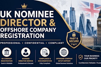 be your UK nominee director and register your offshore company