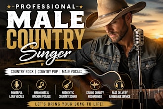 male country singer, male singer, country rock, male vocals, country pop singer