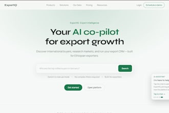 build an ai export CRM saas with buyer discovery