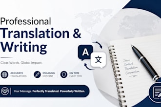 professional translation and high quality content writing