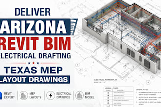 deliver arizona revit bim electrical drafting texas mep layout drawings