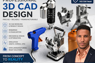3d cad design, product design, 3d modeling, solid work model, 3d painting