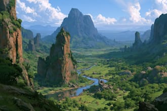 design immersive sci fi and environment concept art