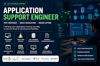 provide professional application support and production support