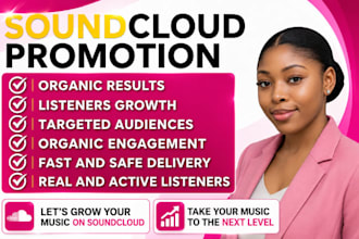provide organic soundcloud music marketing and real listener promotion