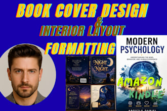 design book formatting and layout, KDP book formatting  and book cover