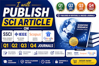 publish sci article on ssci ieee scopus journals q1 q2 q3 q4, google scholar