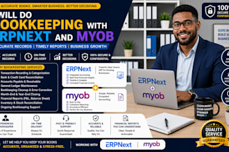 do bookkeeping with erpnext and myob