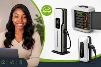 design ev charger, charging station cad, battery enclosure, solidworks cad