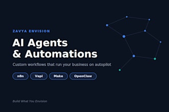 build ai agents and automations using n8n make and openclaw