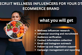 recruit wellness influencers for your dtc ecommerce brand