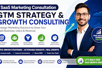 provide saas marketing consultation, GTM strategy and growth consulting