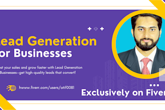 do b2b lead generation and GEO targeted lead prospecting with email
