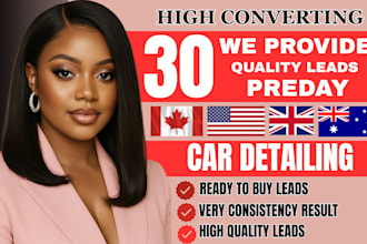 500 exclusive car detailing leads auto detailing leads car rental facebook ads