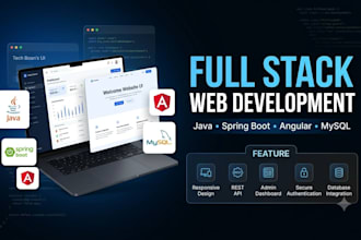 build a java spring boot web application