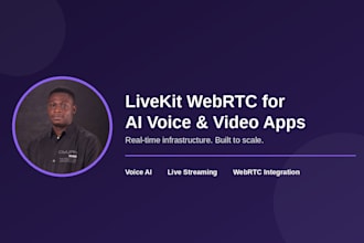 build your livekit webrtc ai voice and video app