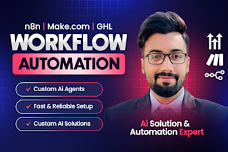 build n8n automation, ai agents and ai automation workflow