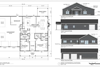 design farmhouse style barndominium house plans