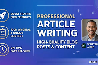 write a professional article
