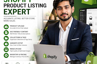 do shopify product listing and collection management