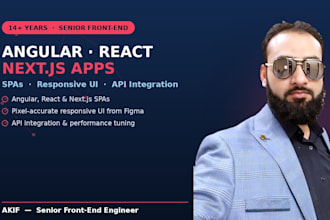 convert figma design to responsive angular or react website